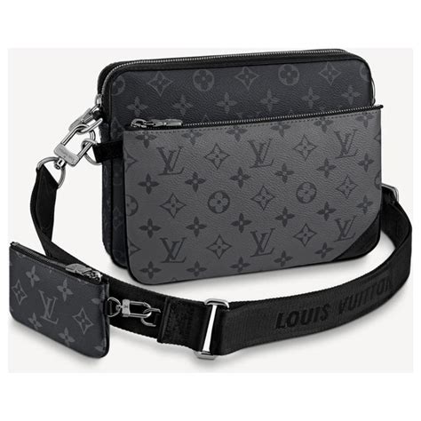 lv grey messenger bag|louis vuitton checkered Messenger bag.